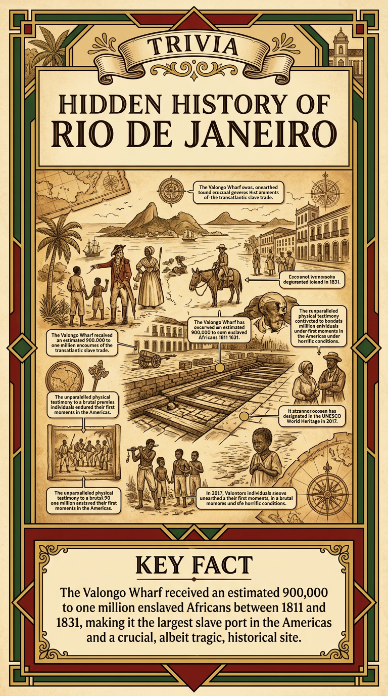 Hidden History of Rio de Janeiro Infographic