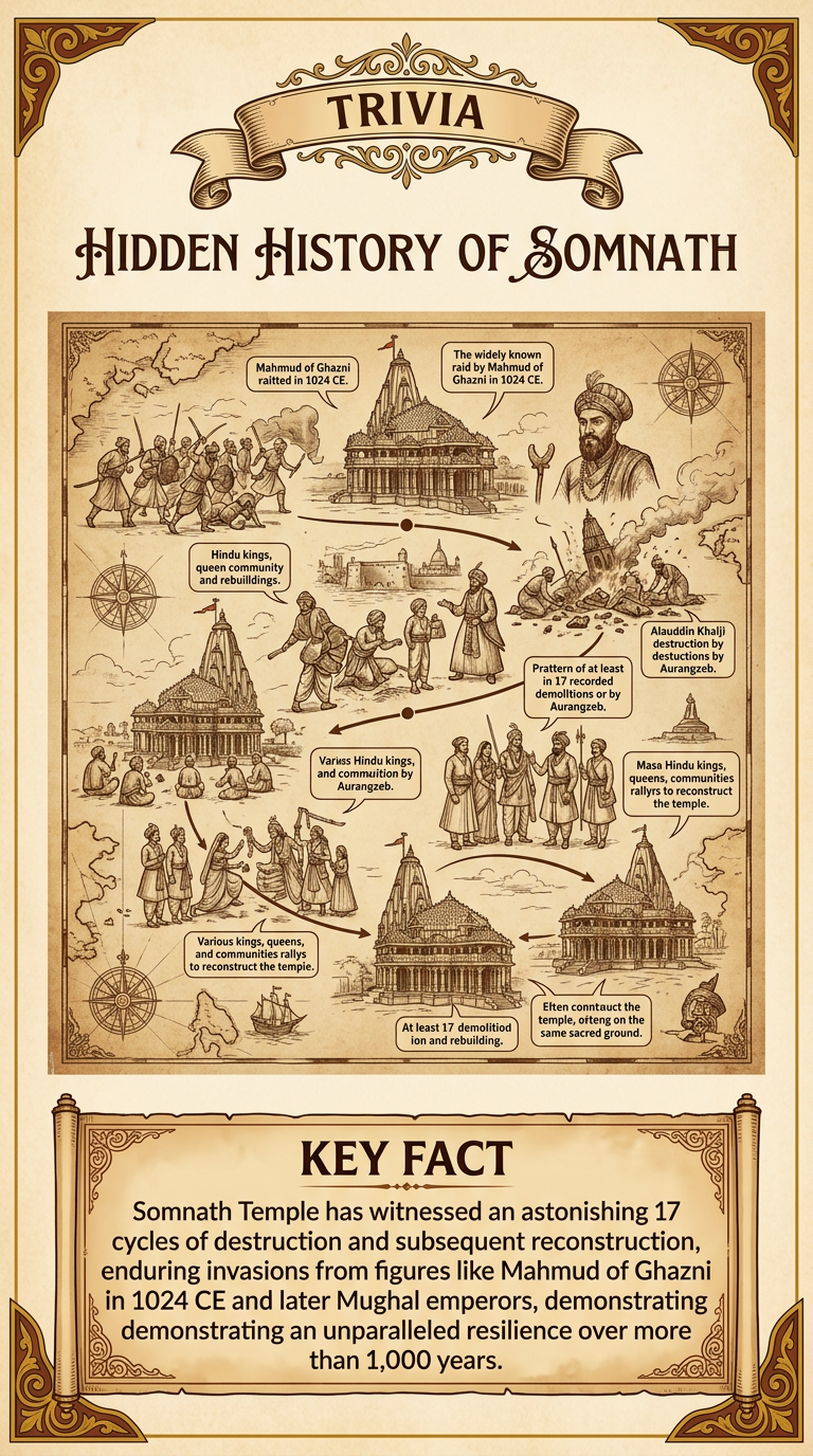 Hidden History of Somnath Infographic