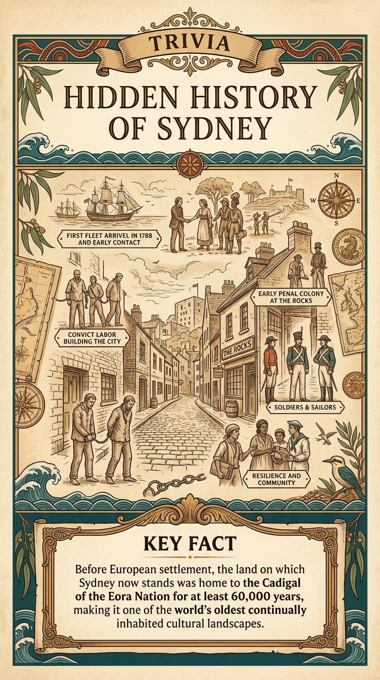 Hidden History of Sydney Infographic