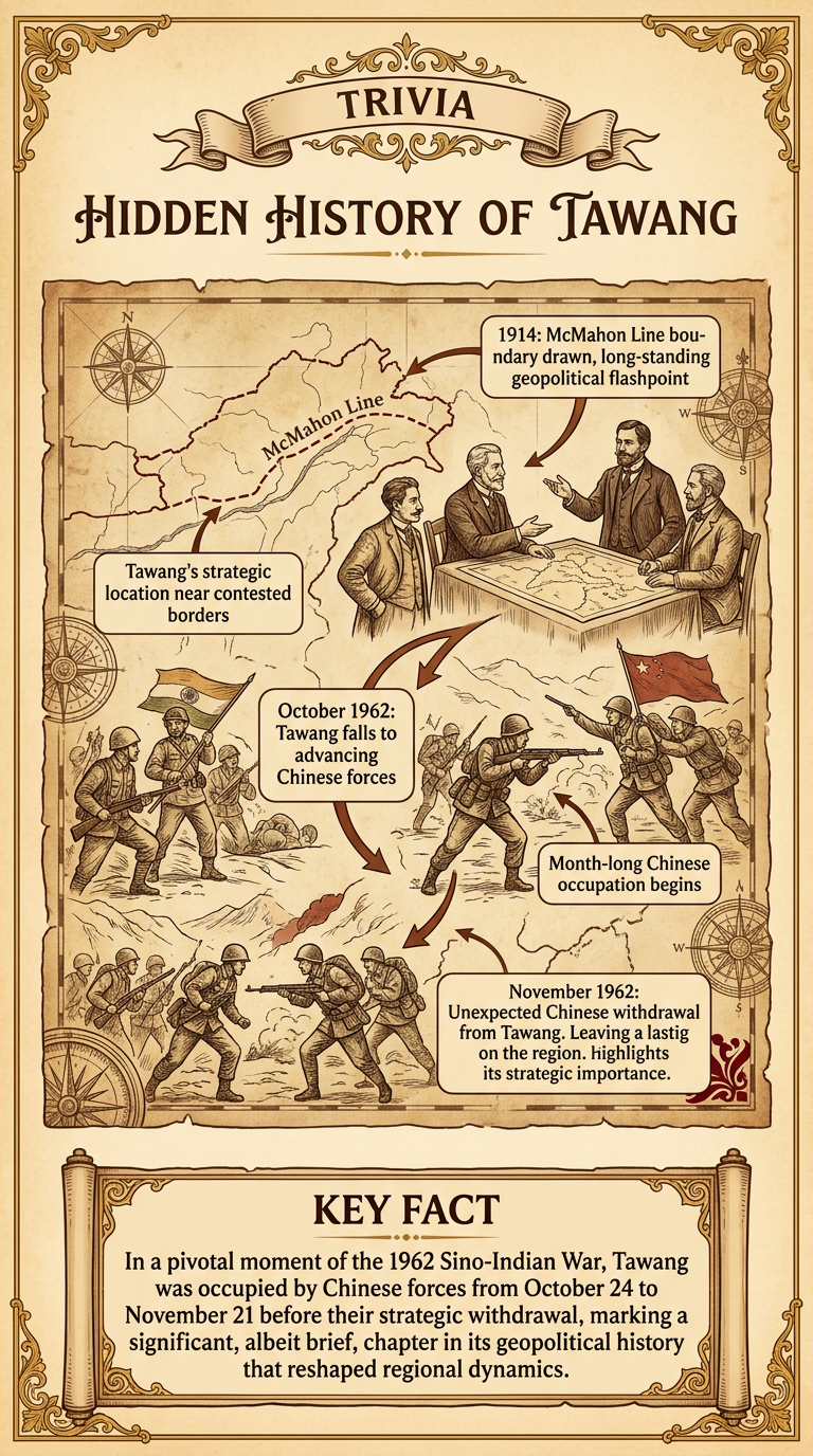 Hidden History of Tawang Infographic