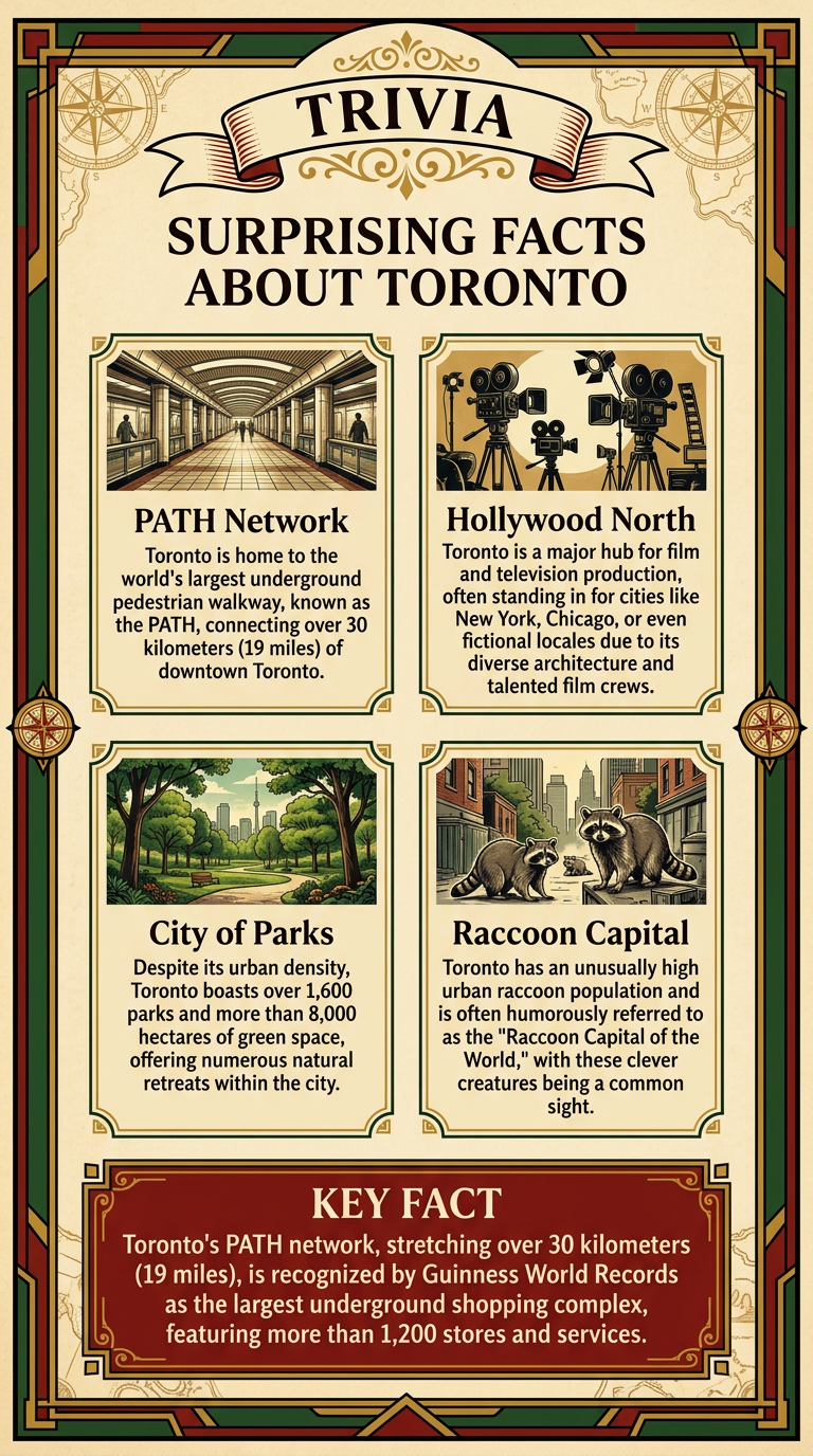 Surprising Facts About Toronto Infographic