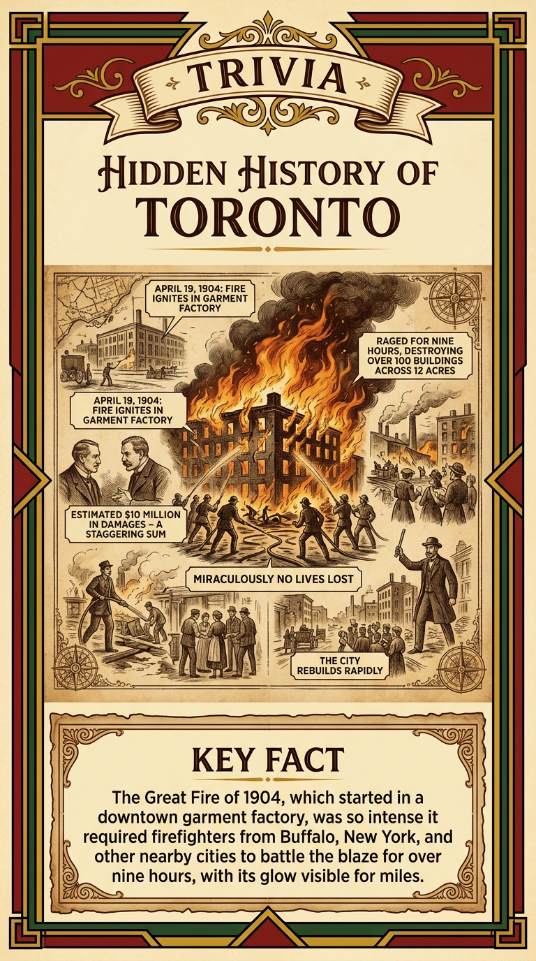 Hidden History of Toronto Infographic