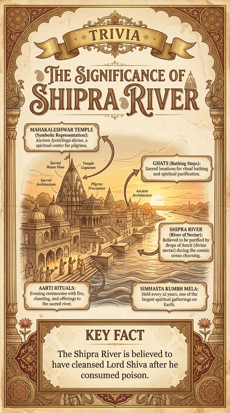 The Significance of Shipra River Infographic