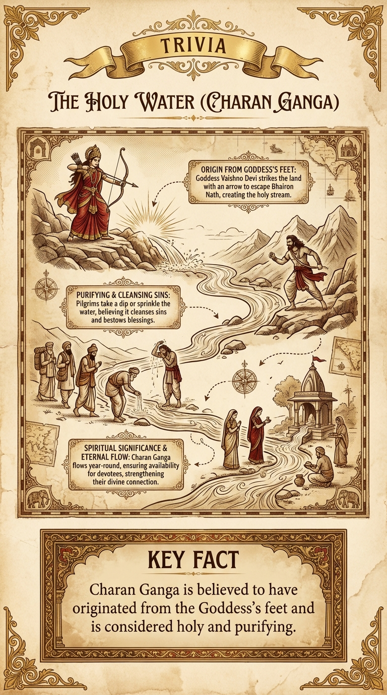 The Holy Water (Charan Ganga) Infographic