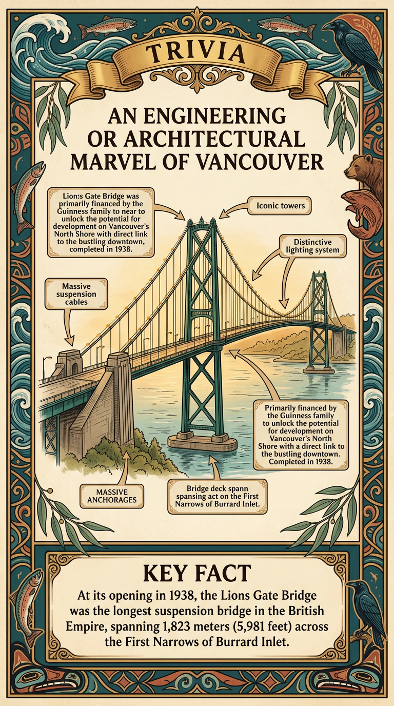 An Engineering or Architectural Marvel of Vancouver Infographic