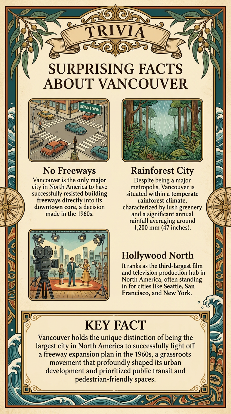 Surprising Facts About Vancouver Infographic