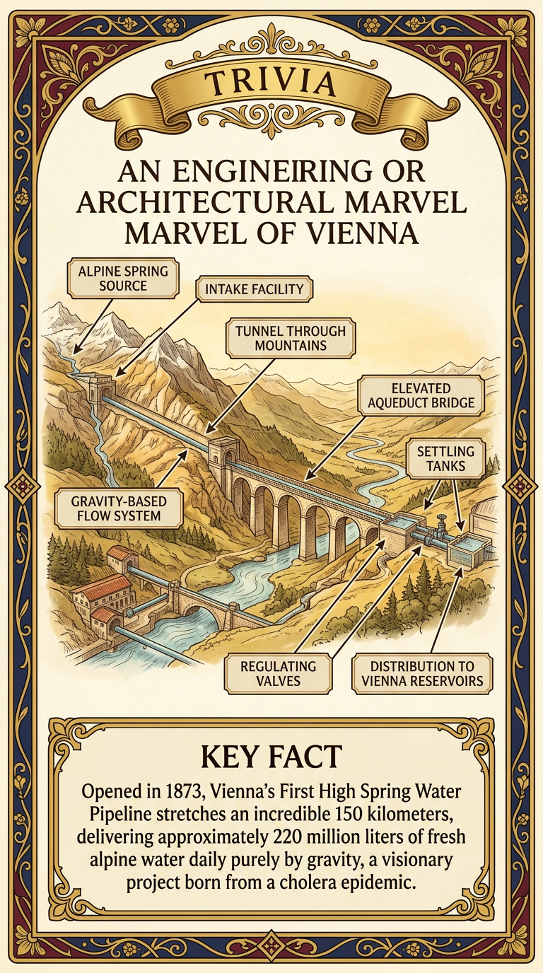 An Engineering or Architectural Marvel of Vienna Infographic