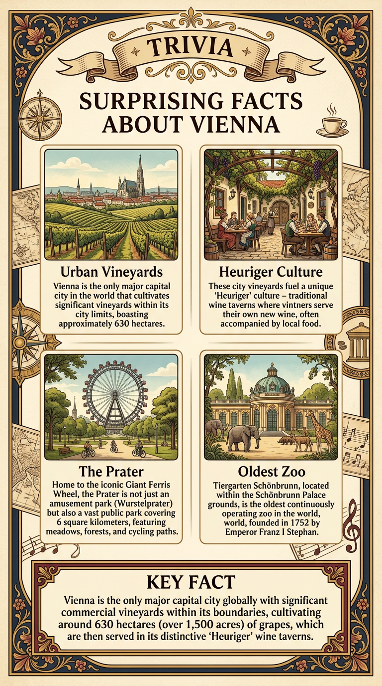 Surprising Facts About Vienna Infographic